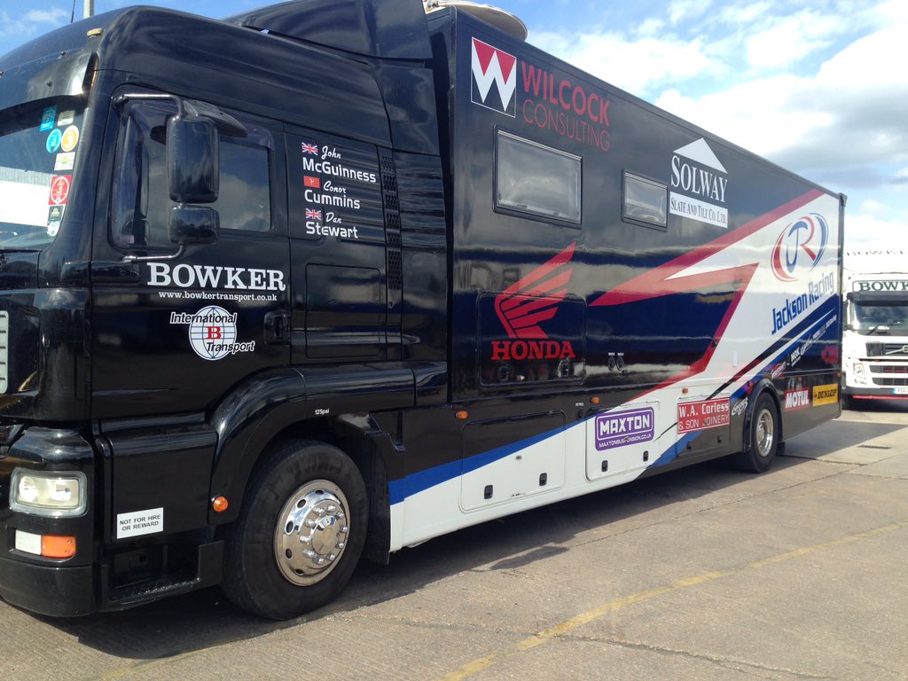 Jack5onRacing's tweet photo. Parked up @northwest200 paddock then off to @RamorePortrush for a bite to eat #qualitygrub! https://t.co/cyivuP0nkW