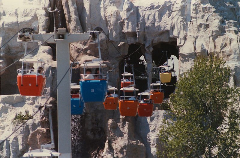 Skyway through Matterhorn, Disneyland