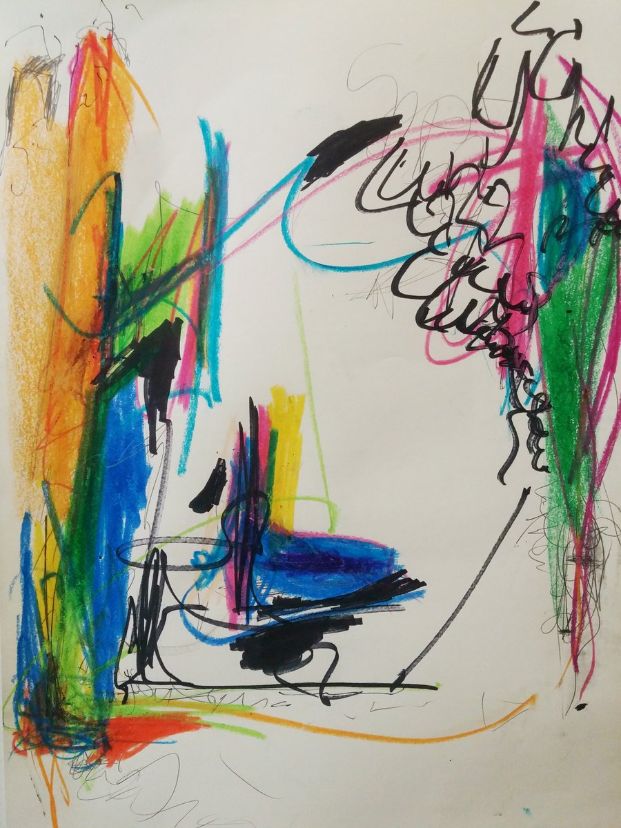 pee_pas_art's tweet photo. Advertent - 18x24 #abstract #abstractart #painting #abstractexpressionism #art #expressionism #acrylic #nonobjective https://t.co/Ko26mM0fDj