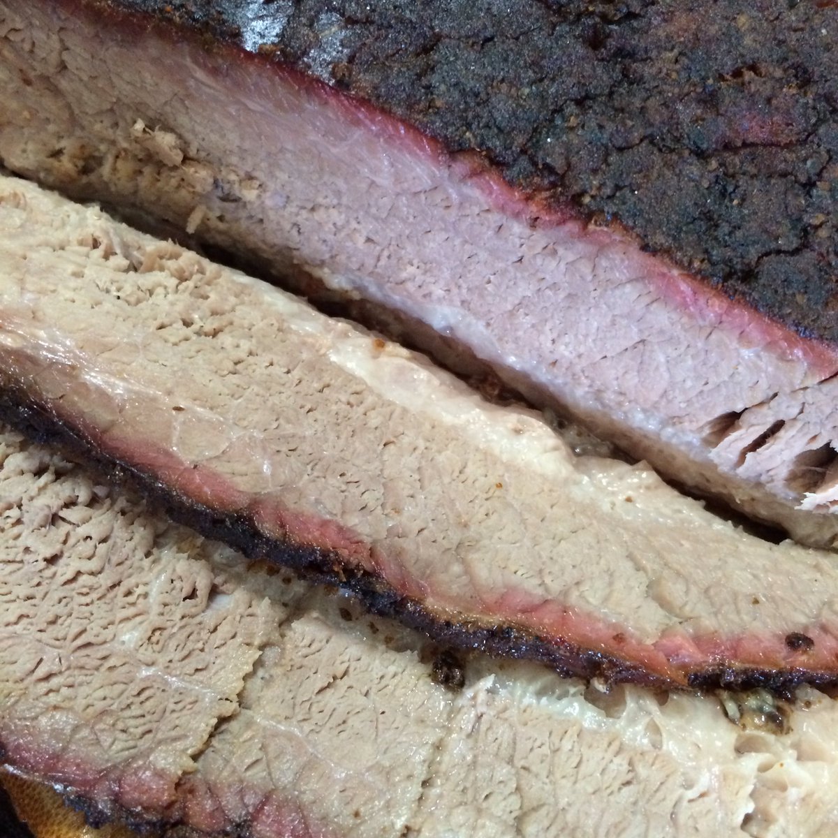 Whose hungry? Nice smoke ring on this one! #BBQ #brisket #texasbbq #foodie