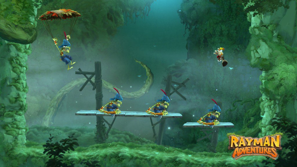 Ben 250 punti nelle foreste incantate di #RaymanAdventures! ubi.li/h4p7k