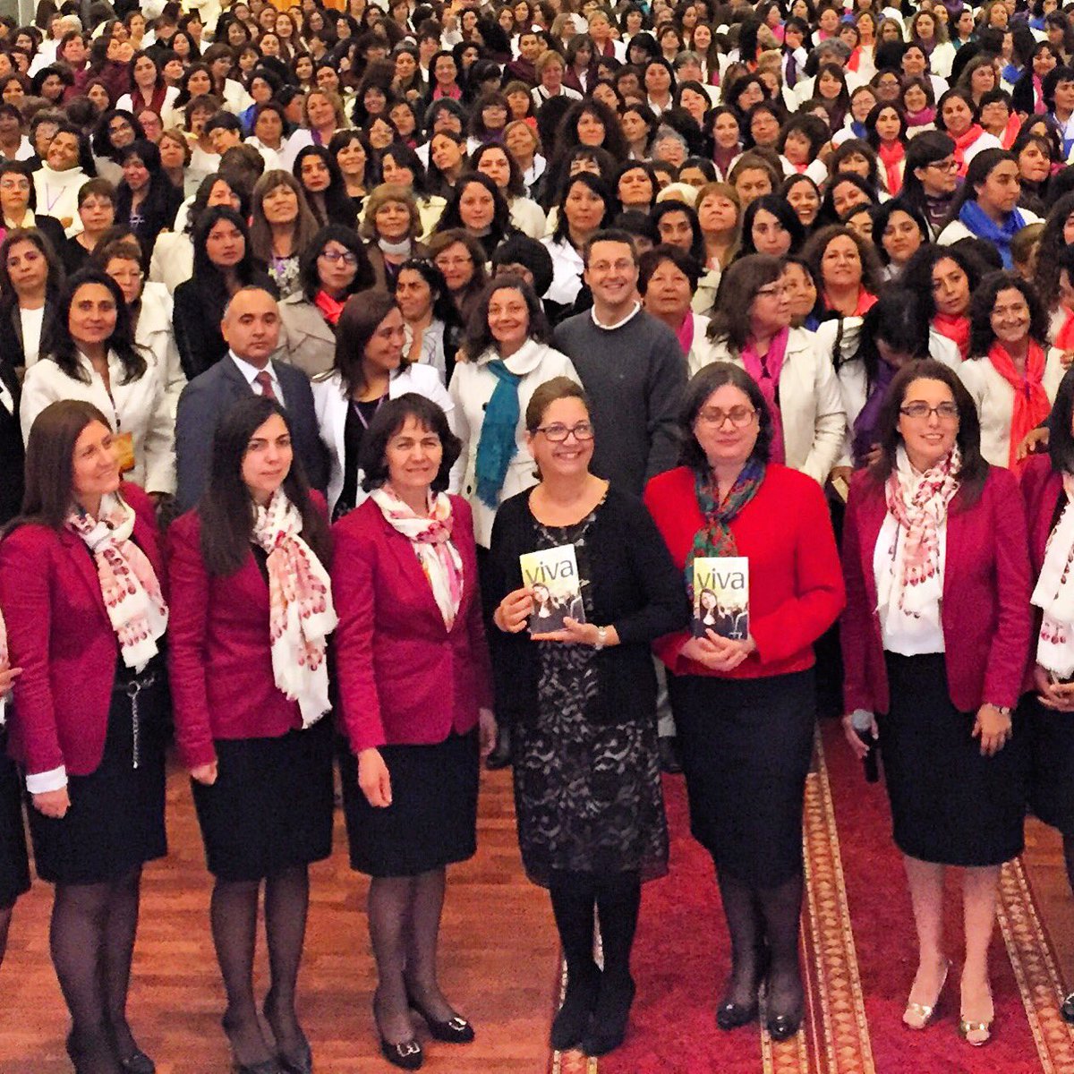 Gracias mujeres de Chile por responder HINENI: Hey me Aqui Senor- envia a me a mi!