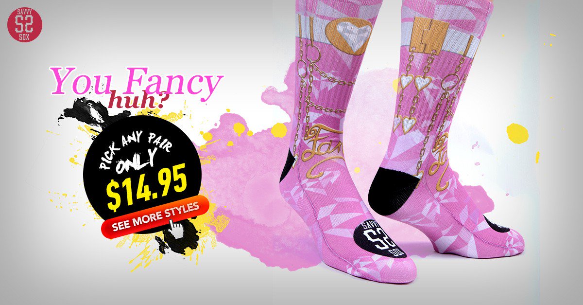 savvysoxx's tweet image. You Fancy huh? Nails Done,  Hair Done, Everything Did!!!  #coolsocks #uniquesocks #sock... savvysox.com/products/domin…