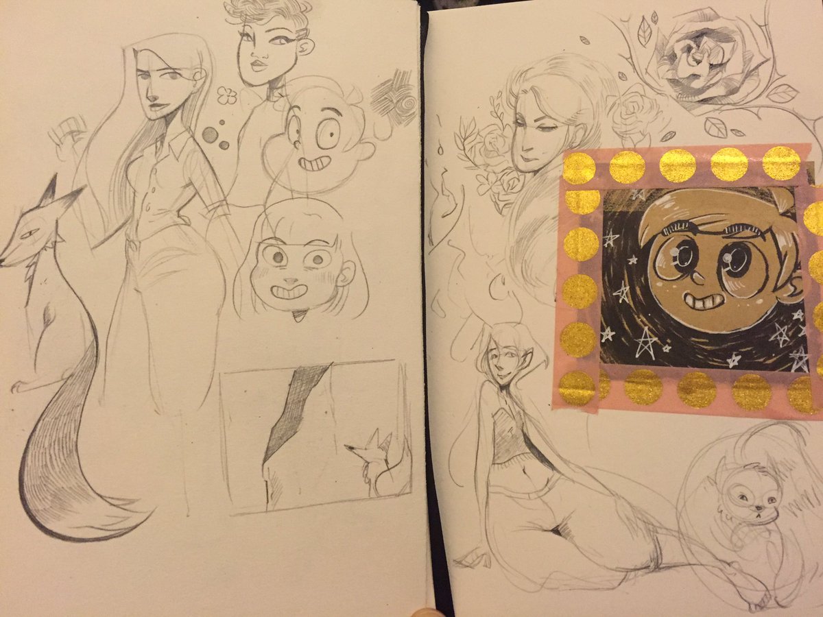 I missed drawing in a sketchbook! 