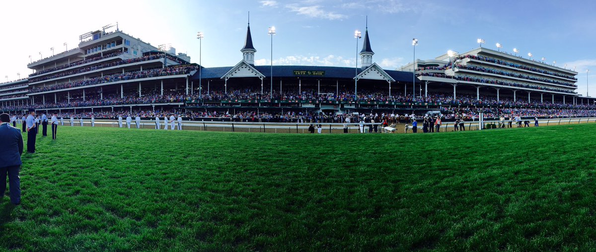 KyleTuckerCBB's tweet photo. Dig my view of this year's Kentucky Derby. Breathtaking. https://t.co/nqrVGwy5I4