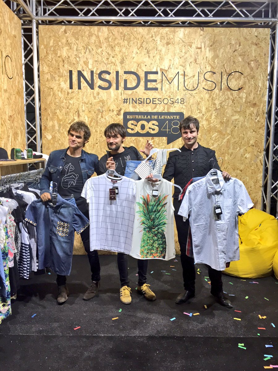 InsideShops's tweet photo. Gracias, como siempre, a nuestros @secondmusic por pasar a vernos 💛 #insideSOS48 @SOS48Festival https://t.co/AJdSJRtWEM