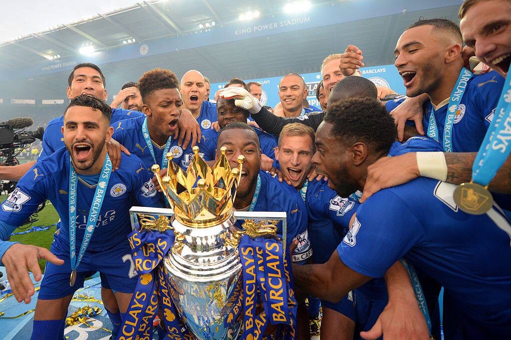 LeeSaipin's tweet photo. Love this #LeicesterCityChampions #celebration #ThaiWay #TheKing #KingPowerStadium https://t.co/ual1ibXXkz