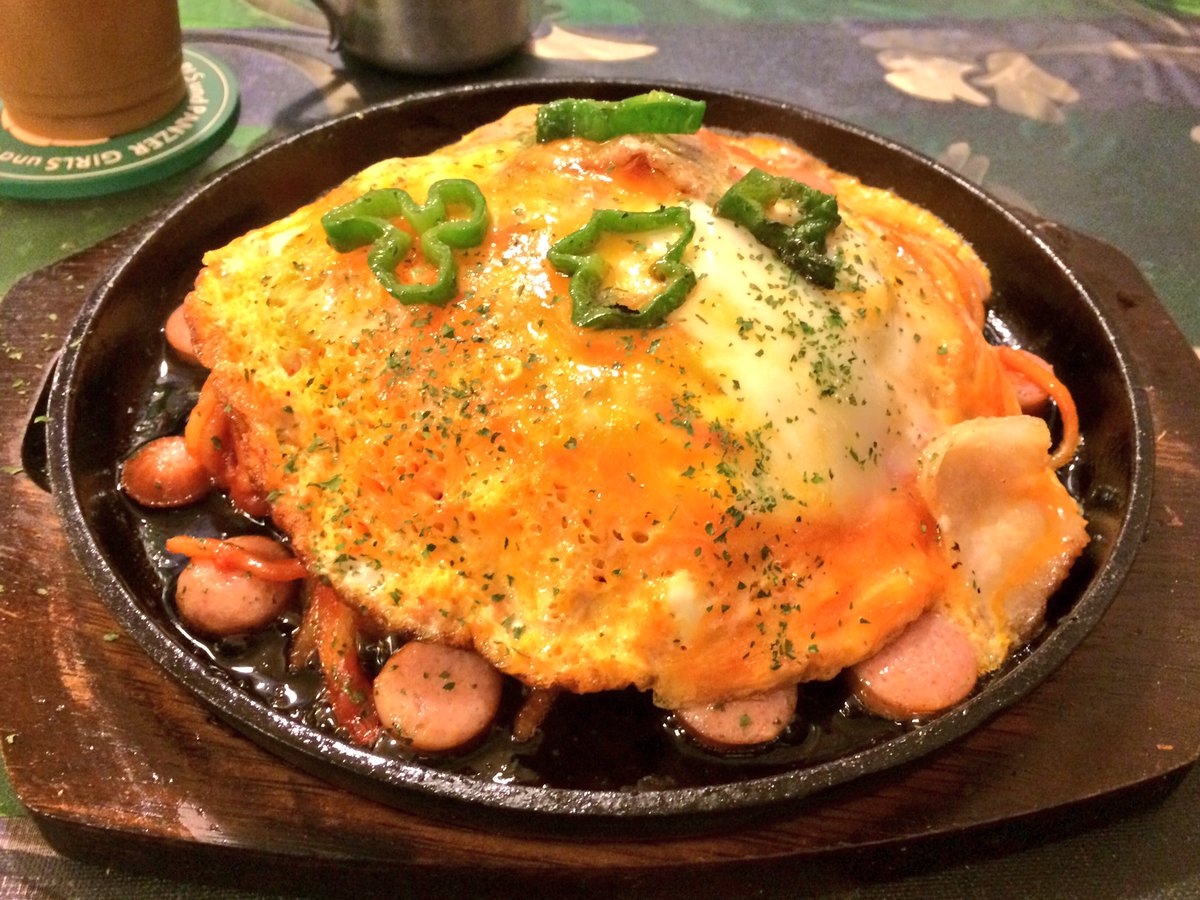 アンツィオ名物 鉄板ナポリタン 挑戦者達の記録 Togetter