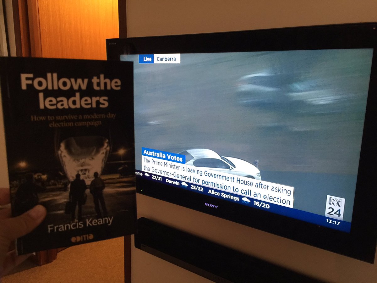 editia's tweet image. The PM has spoken to the GG and is preparing to announce #ausvotes2016 is go #FollowtheLeaders