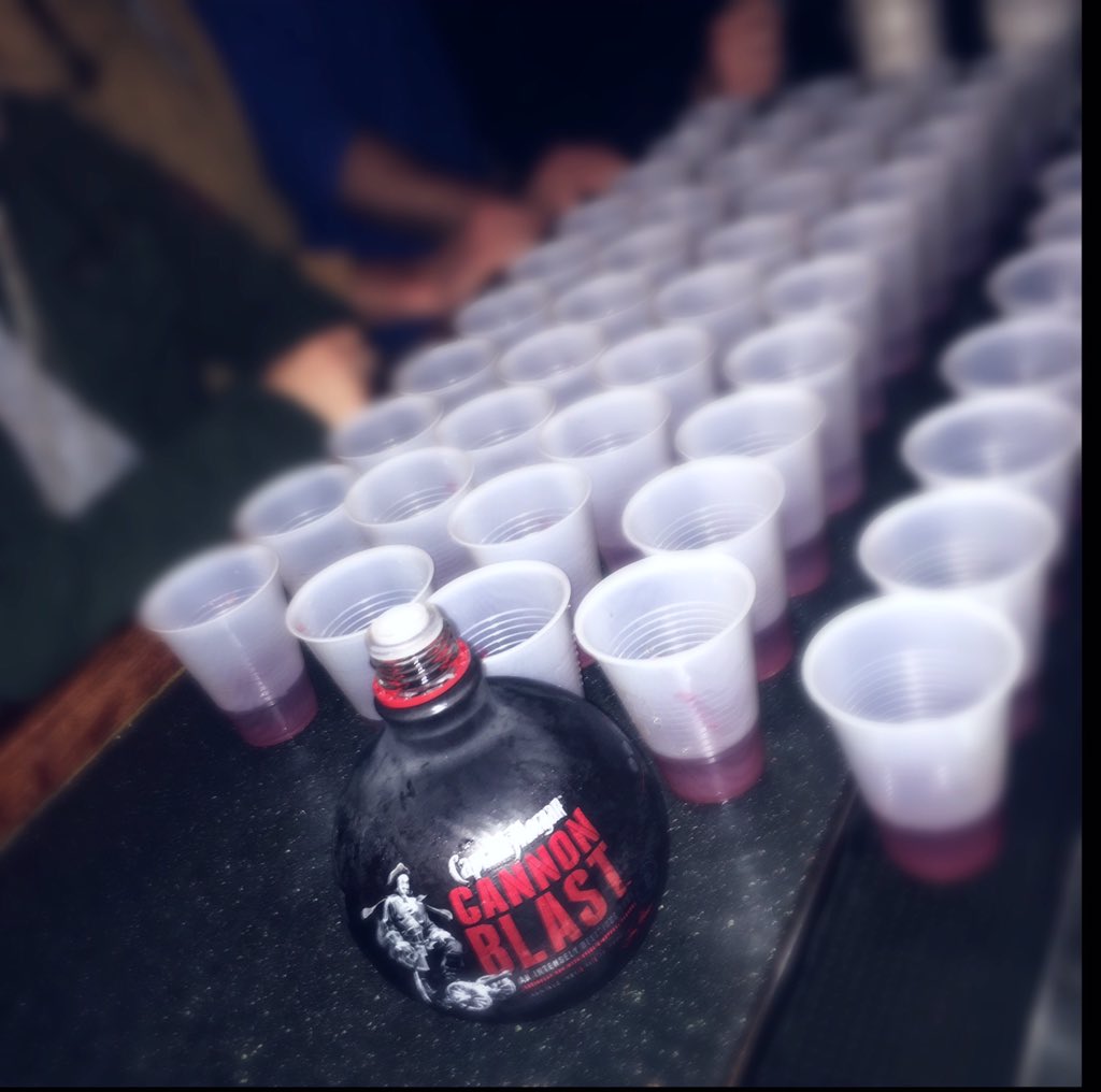 Randicat14's tweet photo. Taking a big blast! #captainmorgan #taketheblast #hashtagboom #cannonblast #boom#diageorep https://t.co/E2OxbFFMy3