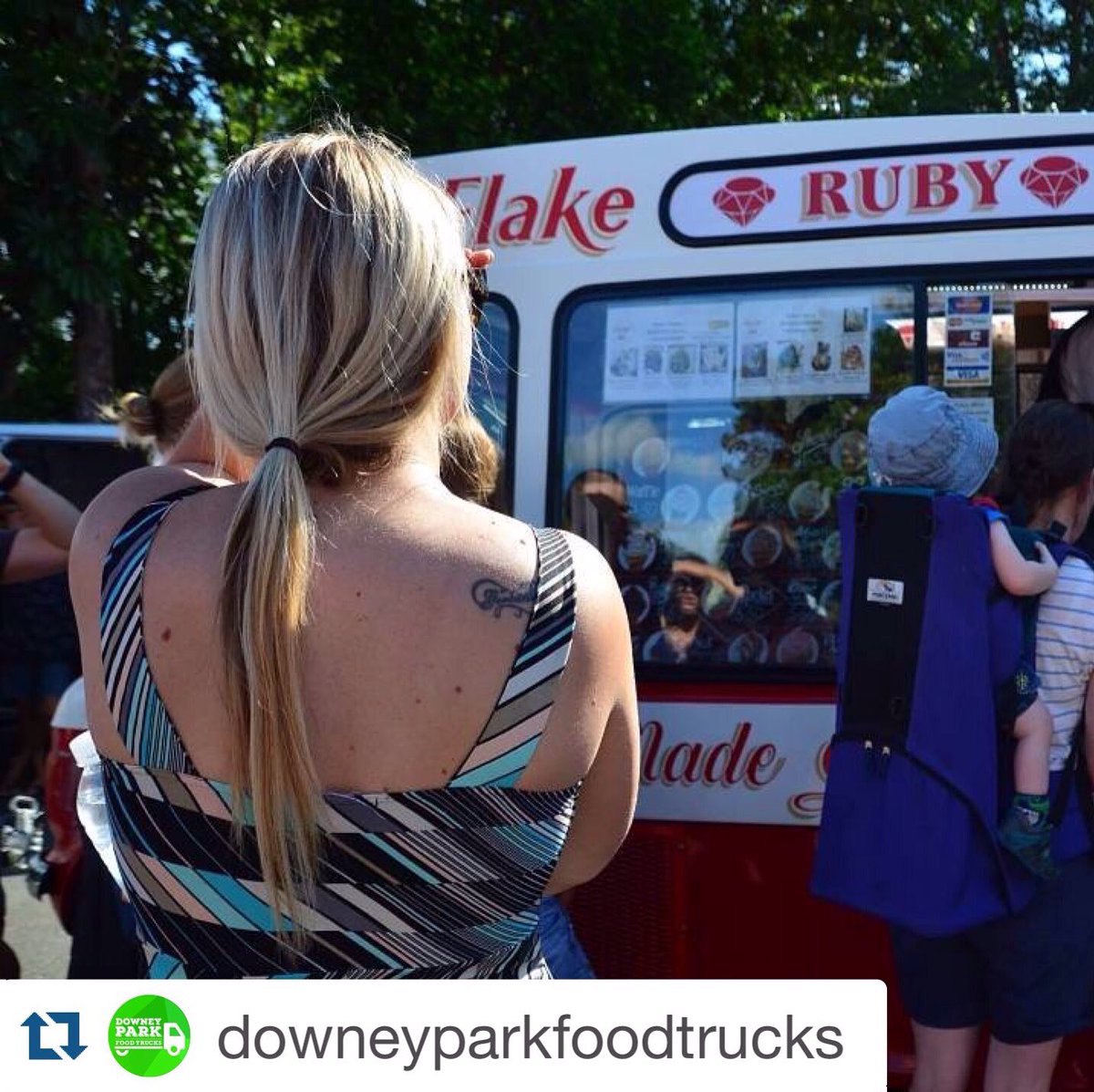 RubyIceCreamVan's tweet image. Come on down for your Ruby fix @ParkFoodTrucks at Downey Park from 1pm for Brisbane&apos;s best food trucks