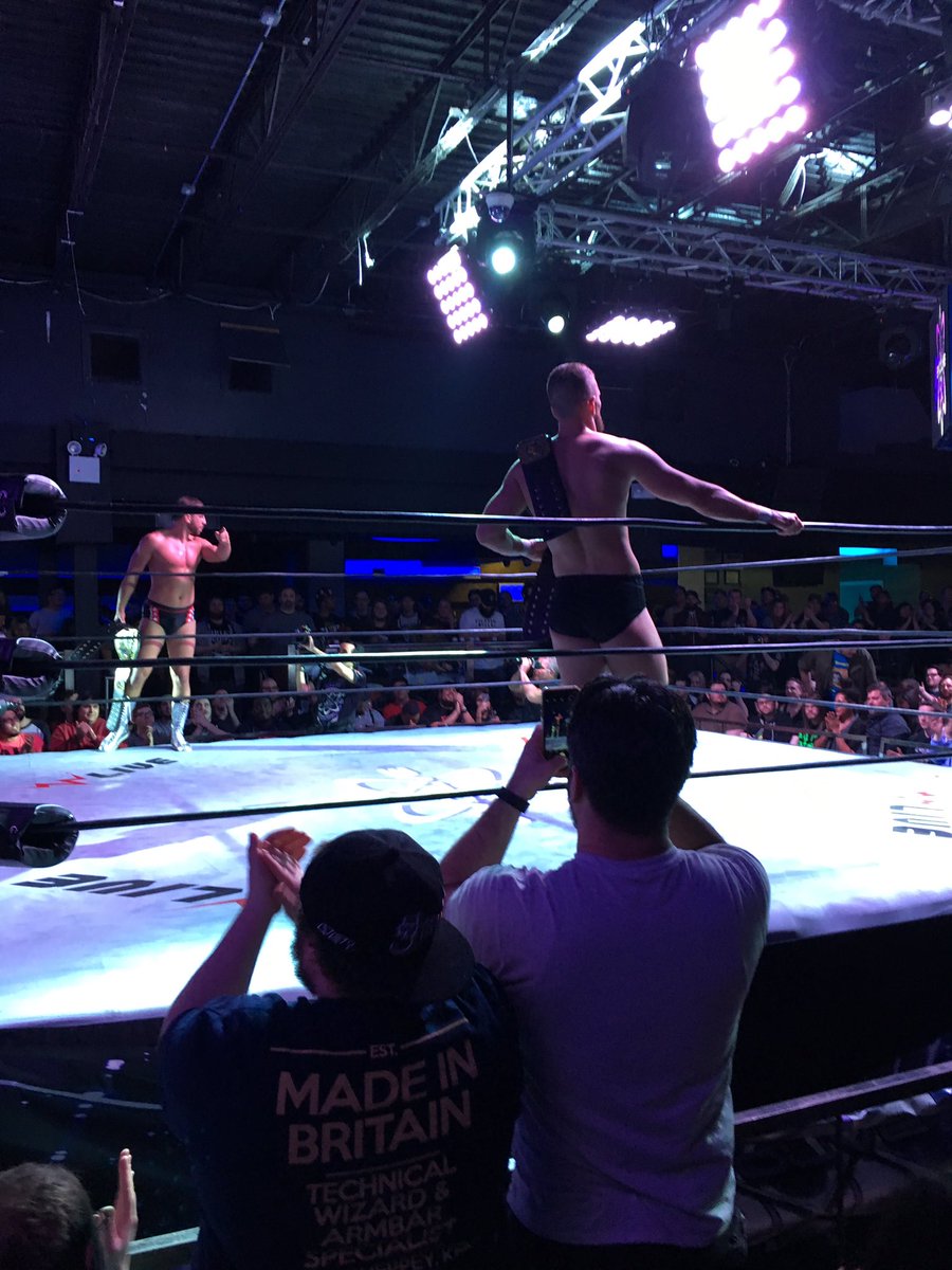 kenjohnson1028's tweet photo. And man @sauce_williams & @DrewGulak delivered an incredible match too for the #WWEGCS #catchpoint #EVOLVE61 https://t.co/Bd83zcKoP8