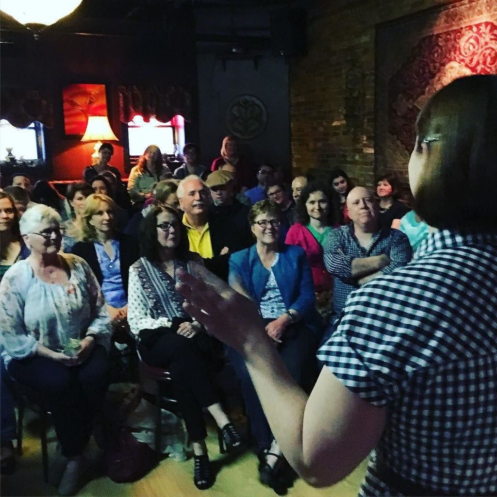 davidncpr's tweet image. @mereturk enchants the crowd at @ncpr 's Watertown #blackflystoryslam #storytelling #goodf… ift.tt/24E8Gwf