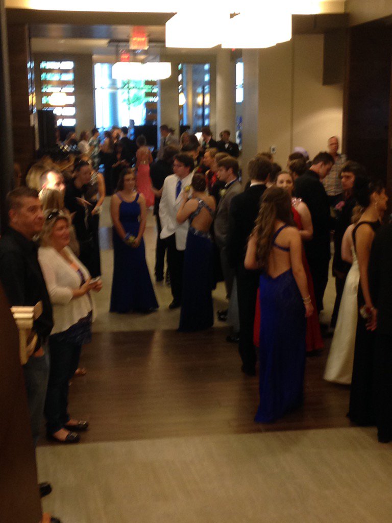 ExeterTwpSHS's tweet photo. #EXSHS prom getting started at the Doubletree.  Looking forward to a great evening and a safe evening! https://t.co/NnUIE79YZO