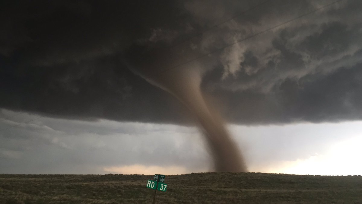 Amateur photo of moore tornado