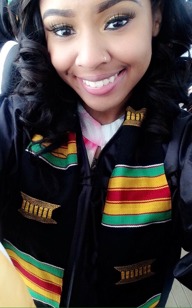 Melanized's tweet photo. 2 down, 1 to go💛🎓 #XavierMade https://t.co/J6TRpCat5p