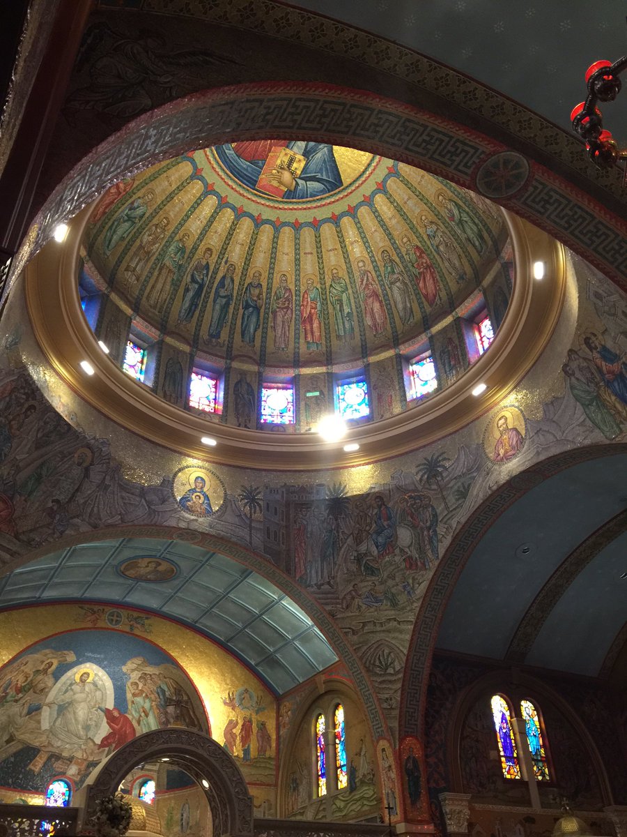 1 of our members had the chance to take this great pic while attending a service inside <a href="/StPaulHempstead/">St. Paul, Hempstead</a> . Beautiful