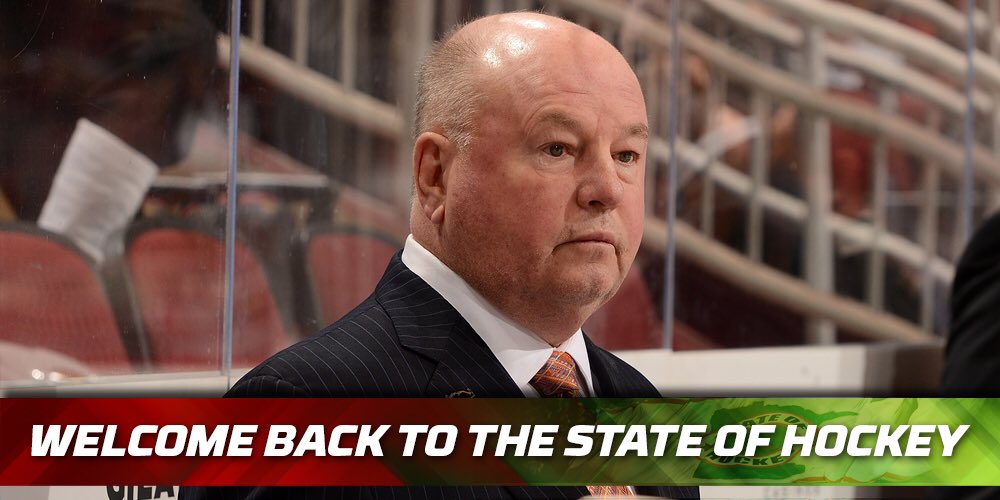 mnwild's tweet image. #mnwild has agreed to terms with Bruce Boudreau as the team's new head coach: ow.ly/5Wtf3000RMV