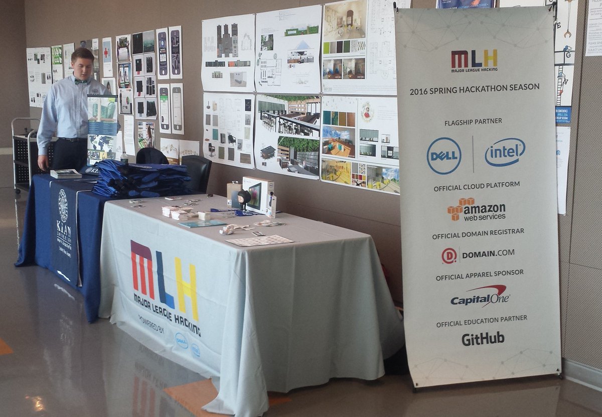 MLHacks's tweet photo. Come grab some #swag at the MLH table at @HackKean! #hackkean #hackathon @KeanUniversity #swagswagswag https://t.co/e3nLWOLotg