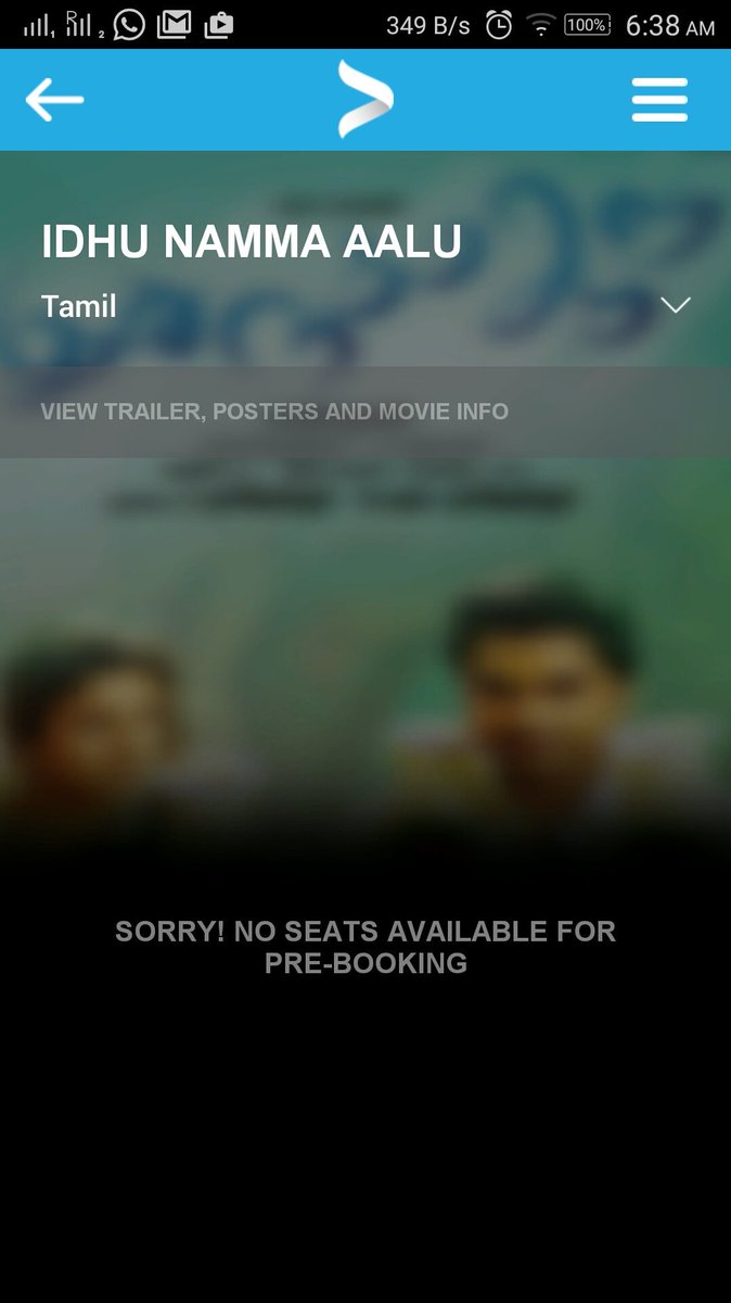 IyarkaiAarvalan's tweet photo. #FallinLoveWithINA prebooking closed on sathyam. Releasing in May20 tickets sold out for 3 days @pandiraj3 @iam_str https://t.co/GYsusZcECR
