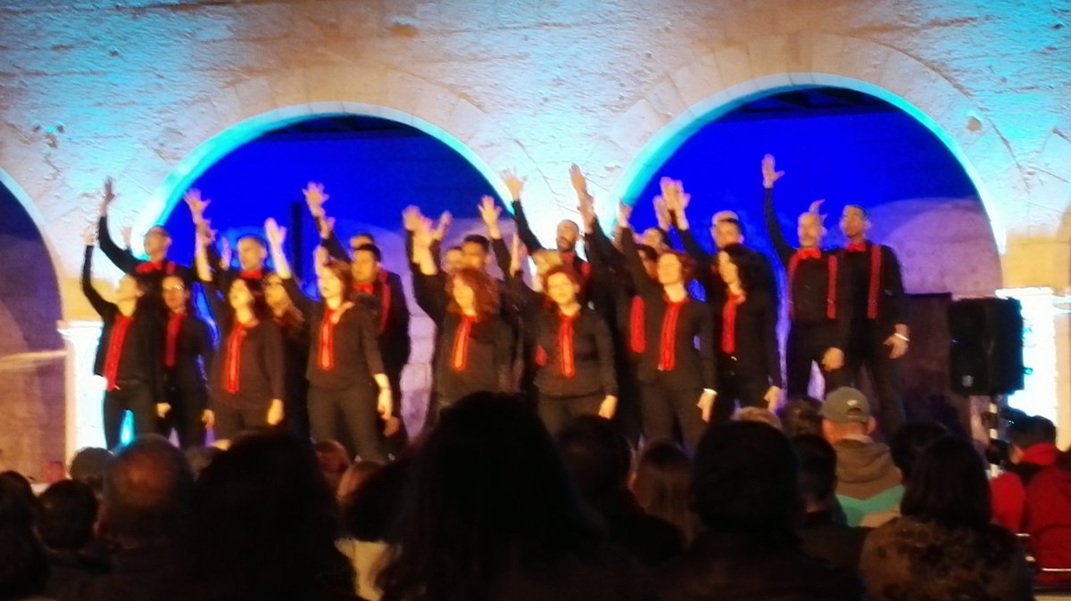 Barberfellas's tweet photo. The @coralBRS this evening. We heard them last year, but wow they are amazing this year! @MGCFestival https://t.co/iJcZYBVzgH