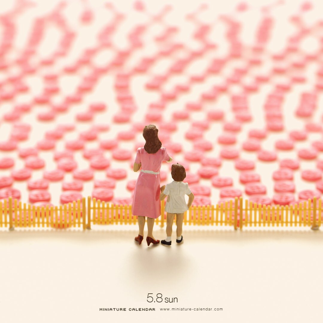 Tatsuya Tanaka 田中達也 5 8 Sun 遠目で見たらカーネーションと変わんねーっしょ 母の日 ボタン カーネーション 花畑 Mothersday Button Carnation