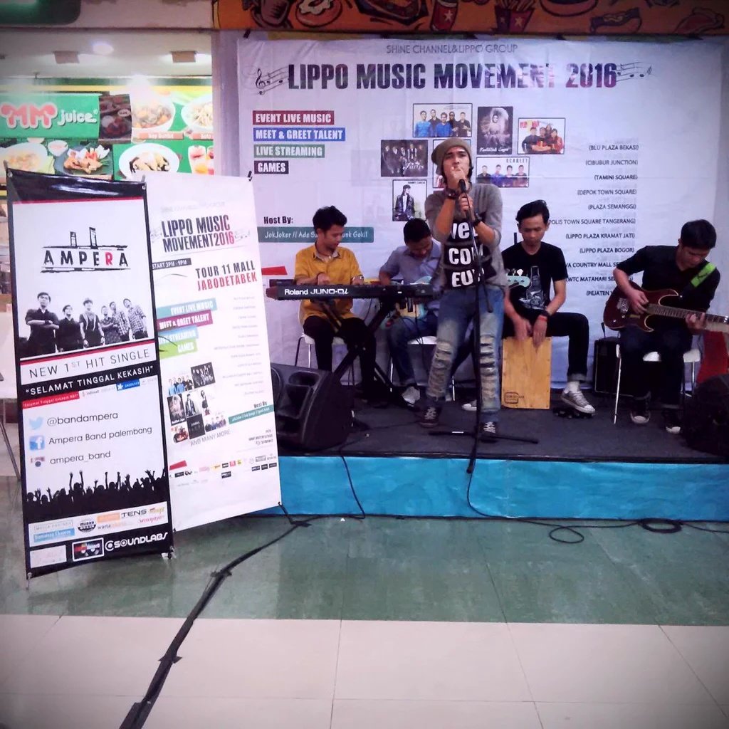 tfo_production's tweet photo. @BandAmpera accoustic lippo music movement at cibubur junction https://t.co/COwppsA5dC