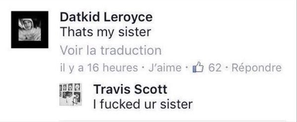 Ratchet's tweet photo. TRAVIS IS A SAVAGE https://t.co/y8ANTQaiiP