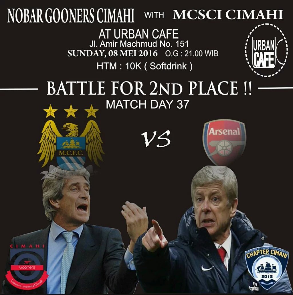 CITIZEN_CIMAHI's tweet photo. Nobar MC with @GoonersCIMAHI  @UrbanCafe152 @INA_Citizens @CiffaCimahi @KabarCimahi 
#dukungcityvarsenal https://t.co/BNDjxCxgeX