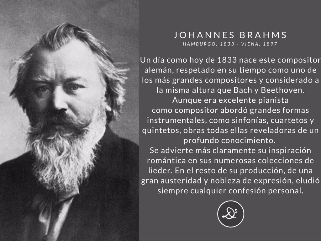 adlibitummerida's tweet photo. Celebramos a Johannes Brahms quien fue un pianista y compositor del período del romanticismo. 
#DatoHistórico https://t.co/hylUHNFuAB