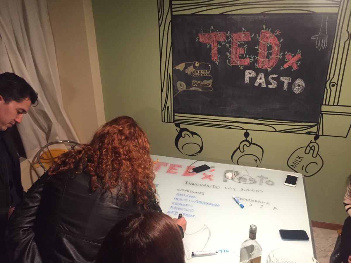 TEDxPasto's tweet photo. Primera reunión equipo base #TEDxPasto @bienpensado @vlahebo @bonillaharold76 @limboctante https://t.co/VkXuMUCcv1