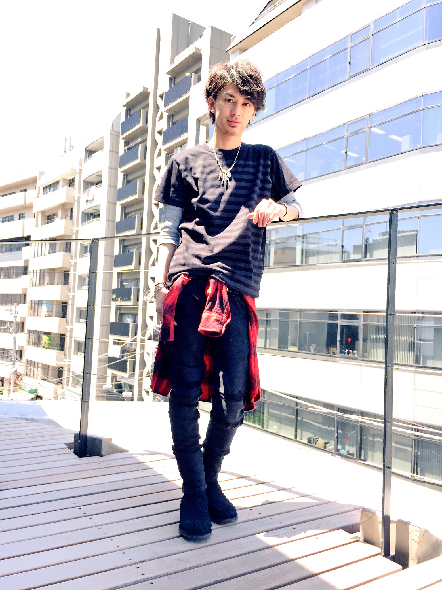 تويتر 雨宮 雄三 Oceantokyo Over代表 على تويتر 本日のコーデ Tシャツ N ハリウッド サーマル クーティー デニム H M シャツ H M ブーツ ノンネイティブ あんまりやらないブラックコーデ T Co O9lqajqncn