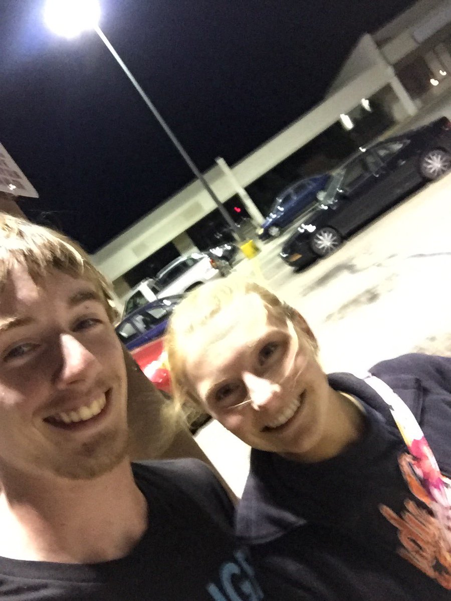 austincox82's tweet photo. @NUHSeniorTag Austin got Jenna out in Kroger parking lot. Its a bad day to work at 10:09pm https://t.co/szJC11sx7B