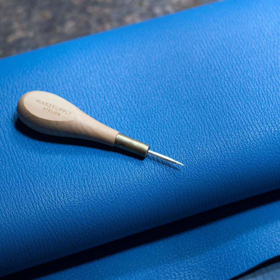 new leather day: french chevre from Alran #leathercraft