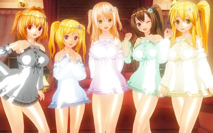 【カスタムメイド3D2】
スカート丈短くしたSS

#カスタムメイド3D2 #CM3D2 