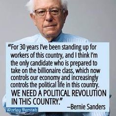 Keeba23's tweet photo. #ImWithBernieBecause he is the ONLY one that is willing to fight our corrupt establishment. #BernieStrong! https://t.co/XcU56fzy2v