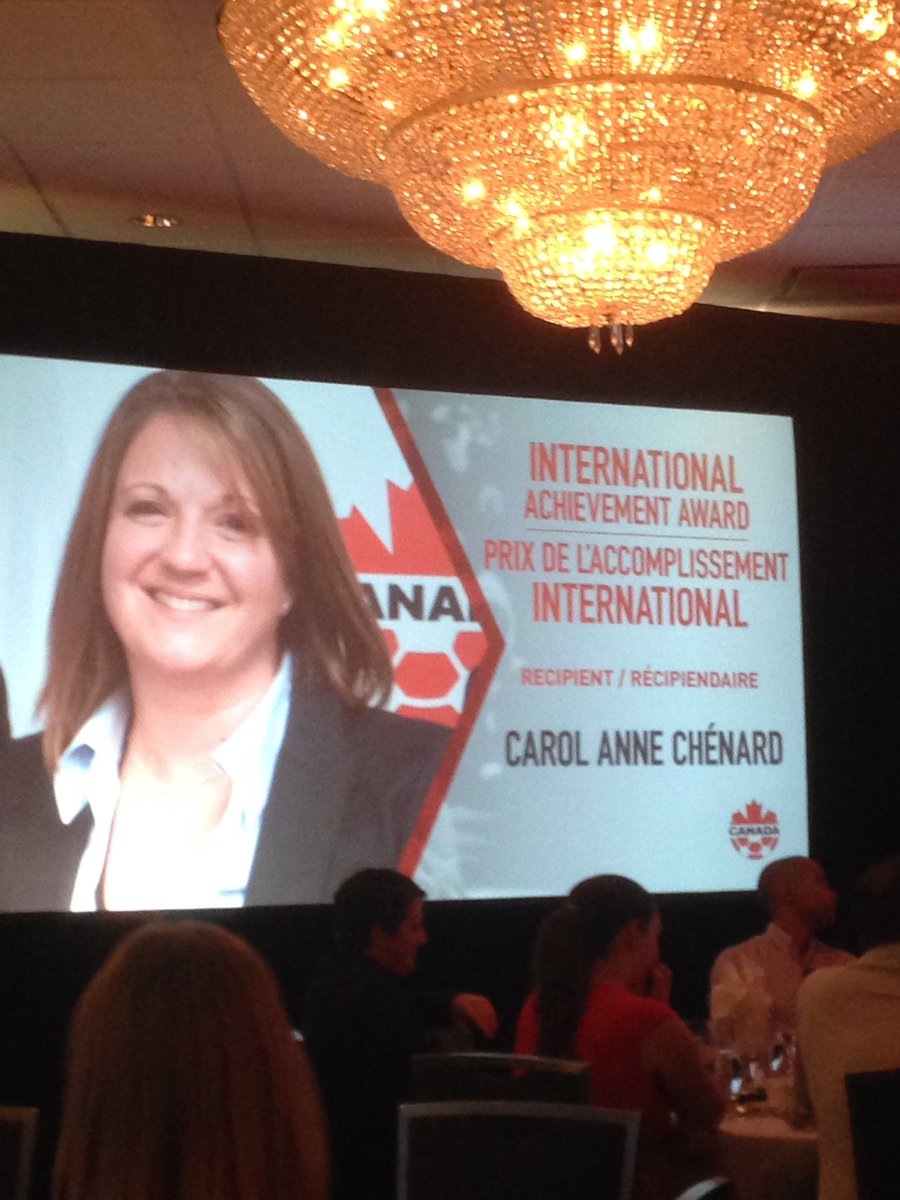 Congrats Carol Anne. Ontario proud. <a href="/OSA_Tweeter/">Ontario Soccer</a>