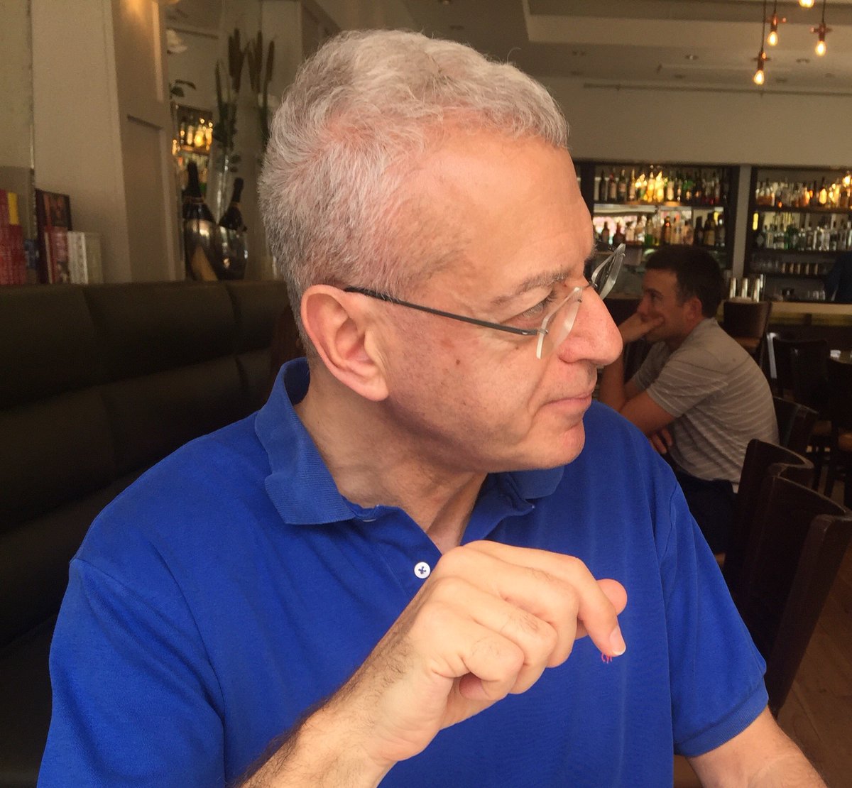 ParcoRic's tweet photo. Lunch #football writer legend Harry Harris.@MattGooders book launch June &amp; Tarallucci @Betfred @DonRanieri @RonChak https://t.co/scZDNCpB0H