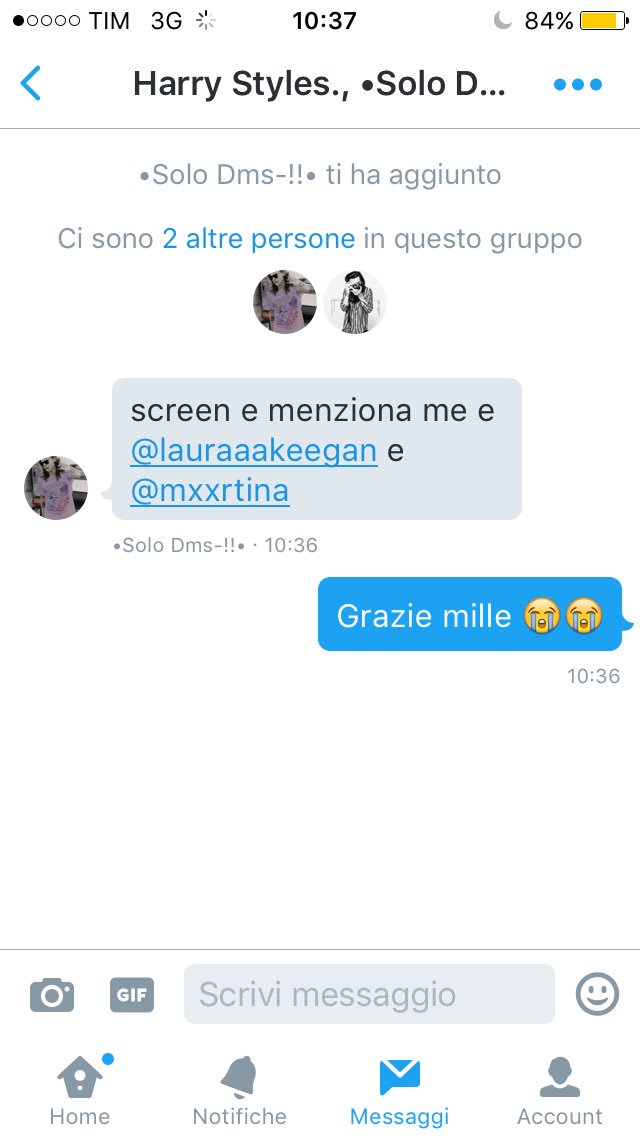 DreamsandHarry's tweet image. @crazychat23 grazie mille davvero, mi dispiace un sacco che chiudi la pagina, sei davvero gentilissima😭💕