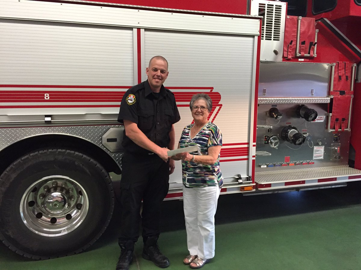 fire1756's tweet photo. 50/50 draw winner Annette from North Battleford. Proceeds going to the fire fighters in Fort Mac who lost their home https://t.co/x0JhWp1BMr