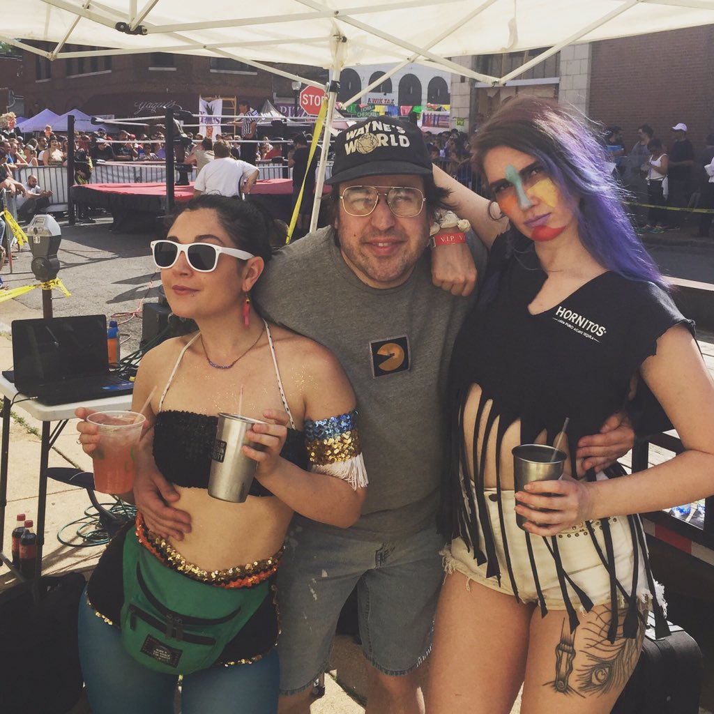 LoserShameShow's tweet photo. Hangin with @patrickab7 backstage at the cinco de mayo wrastlin event #stlcomedy https://t.co/wJ0ZjoXzgc