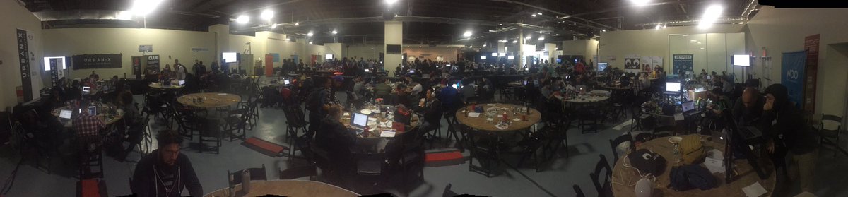 HarmanDeveloper's tweet photo. 12:49 a.m. and still going strong #TCDisrupt #HARMANTCNY @TechCrunch https://t.co/vIFQNumyul