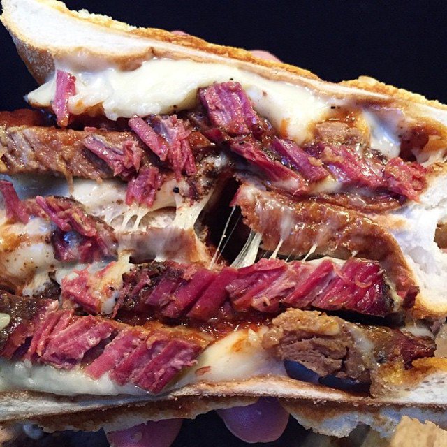 BBQ Brisket &amp; Melted Cheese
