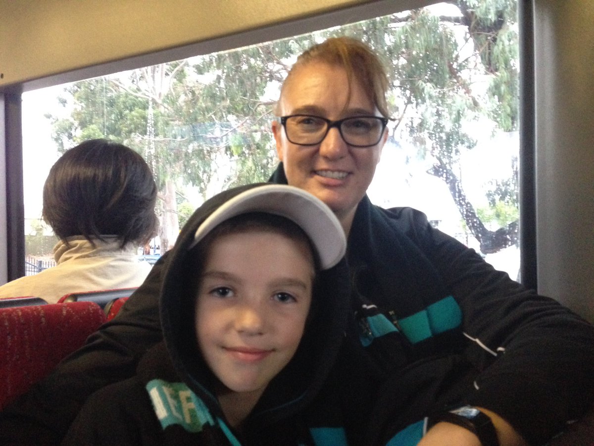 bothanspies's tweet photo. On our way to the big game for Mothers' Day. We love you Mum! @AFL @PAFC #weareportadelaide #mumsofportadelaide https://t.co/uurFBAHV5w