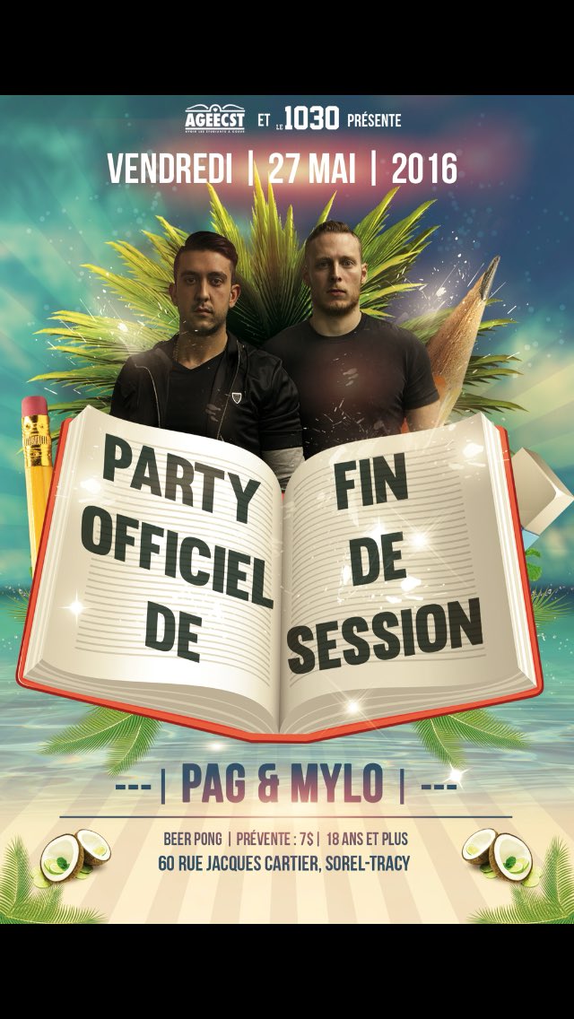 JeremyFarly's tweet photo. C'est bientôt Sorel #party #endofsemester https://t.co/E9C7gV45ZU