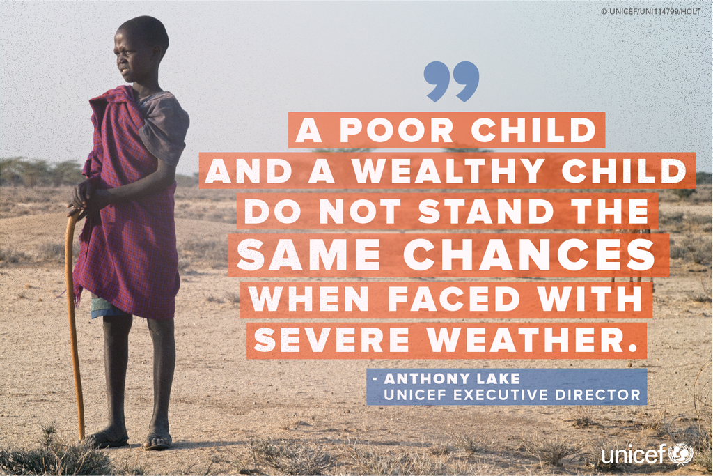 UNICEF's tweet photo. #Climatechange is very much an equity issue. #ElNino https://t.co/fHkOkxwwA6