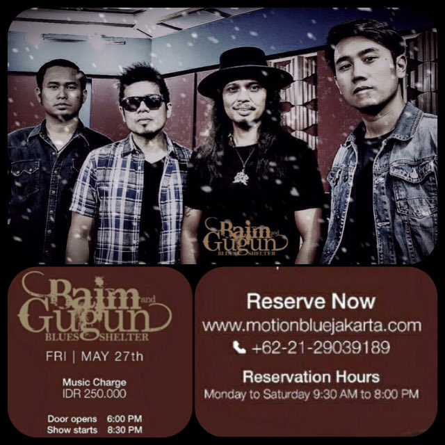 BAIMGBS's tweet photo. @GBluesShelter will be playing 2days in a row! May 27th&amp;28th, BaimGbs will shoot the 1st one, friday27th! Seeyaa https://t.co/Mc3TthBEAU