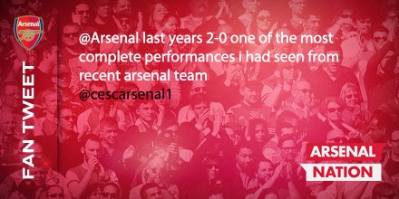 Arsenal's tweet photo. Do you agree with this, @Arsenal fans? #MCFCvAFC https://t.co/YwoIdQ7ocn