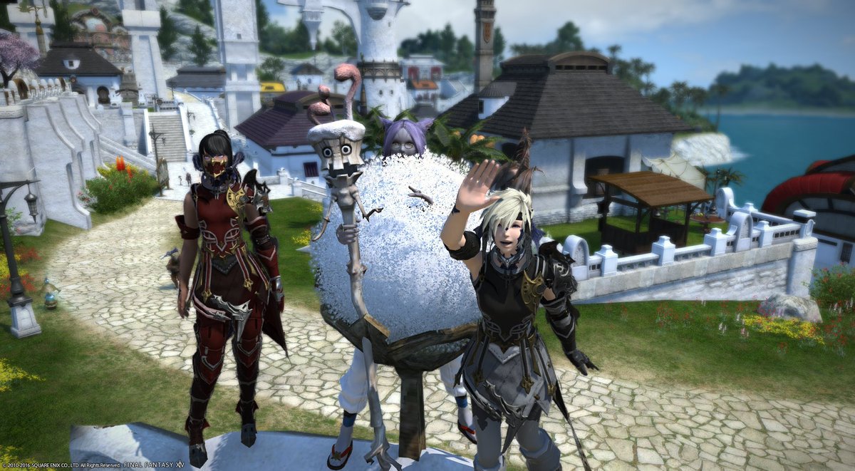 JayleeNightstar's tweet photo. Being silly with some fc members. #FFXIV #SquareEnix #FinalFantasy #Screenshot #FreeCompany https://t.co/wVKHorYgBs