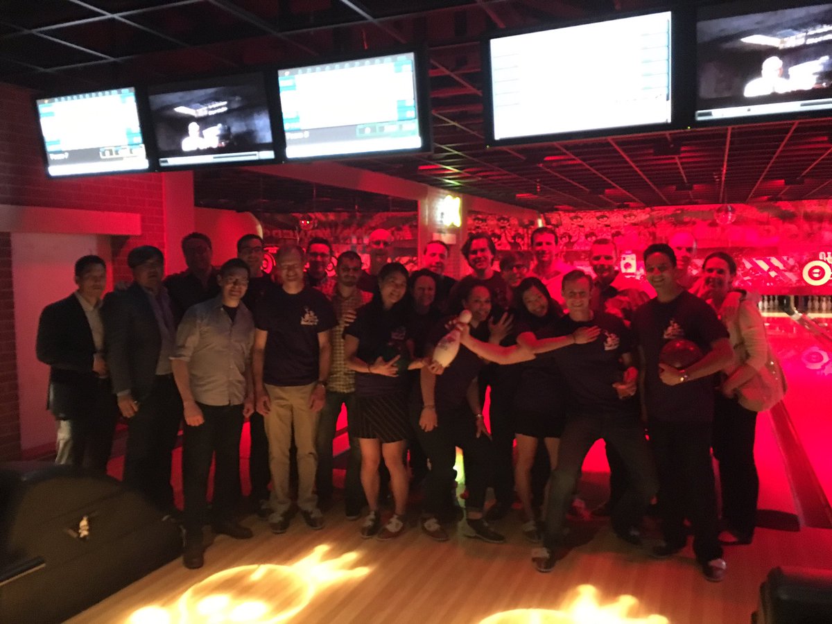 the_chister's tweet photo. @NM_Urology wins annual bowling match against @NYUUrology #ThrockmortonCup #AUA16 https://t.co/IHUdDyYTx9
